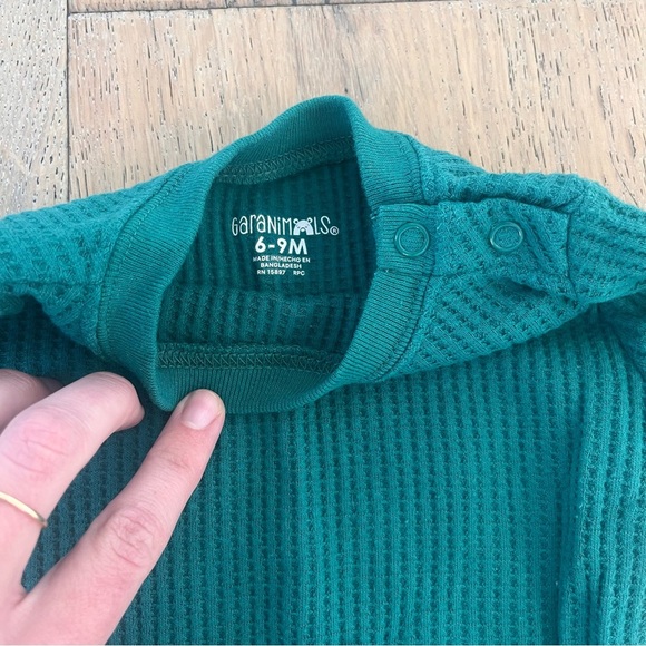 Baby Boy Shirt Bundle 4 piece Rugged Butts 6-9 months Striped Button Blue Green - Picture 7 of 16